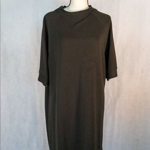French Connection Mock Neck Robbed Dress